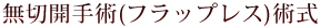 無切開手術(フラップレス)術式